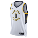 Tyrese Haliburton #0 Indiana Pacers Weiß Association-Trikot