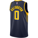 Tyrese Haliburton #0 Indiana Pacers Navy Icon-Trikot