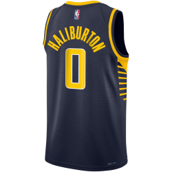 Tyrese Haliburton #0 Indiana Pacers Navy Icon-Trikot