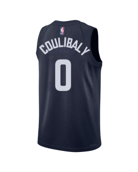 Blaues Statement-Trikot der Washington Wizards von Bilal Coulibaly #0