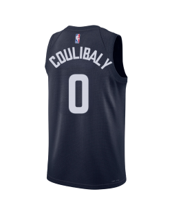 Blaues Statement-Trikot der Washington Wizards von Bilal Coulibaly #0