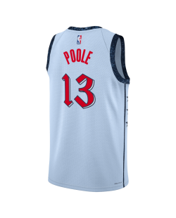 Jordan Poole #13 Washington Wizards Blue City Edition-Trikot