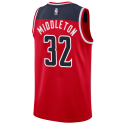 Khris Middleton #32 Washington Wizards Red Icon-Trikot