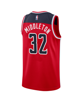 Khris Middleton #32 Washington Wizards Red Icon-Trikot