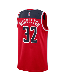 Khris Middleton #32 Washington Wizards Red Icon-Trikot