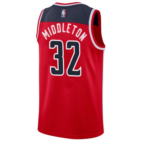 Khris Middleton #32 Washington Wizards Red Icon-Trikot