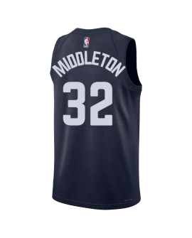 Khris Middleton #32 Washington Wizards Blaues Statement-Trikot