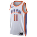 Jalen Brunson #11 New York Knicks Weißes City Edition-Trikot