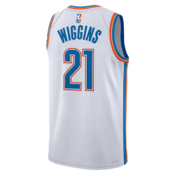 Aaron Wiggins #21 Oklahoma City Thunder Weiß Association-Trikot