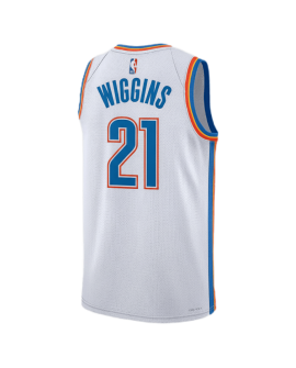 Aaron Wiggins #21 Oklahoma City Thunder Weiß Association-Trikot