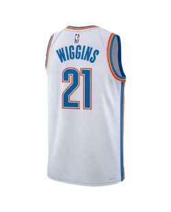 Aaron Wiggins #21 Oklahoma City Thunder Weiß Association-Trikot