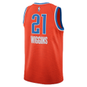 Aaron Wiggins #21 Oklahoma City Thunder Orange Statement-Trikot