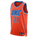 Aaron Wiggins #21 Oklahoma City Thunder Orange Statement-Trikot