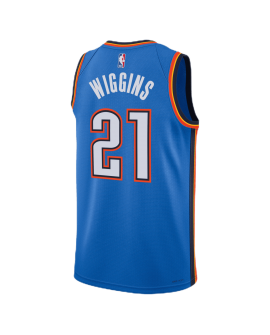 Aaron Wiggins #21 Oklahoma City Thunder Blue Icon Trikot