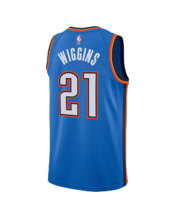 Aaron Wiggins #21 Oklahoma City Thunder Blue Icon Trikot