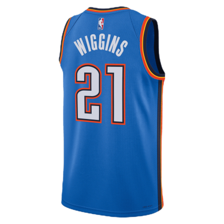 Aaron Wiggins #21 Oklahoma City Thunder Blue Icon Trikot