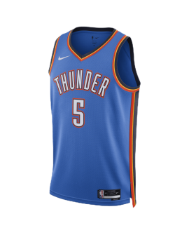 Luguentz Dort #5 Oklahoma City Thunder Blue Icon Trikot