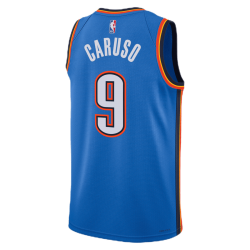 Alex Caruso #9 Oklahoma City Thunder Blue Icon Trikot