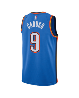 Alex Caruso #9 Oklahoma City Thunder Blue Icon Trikot