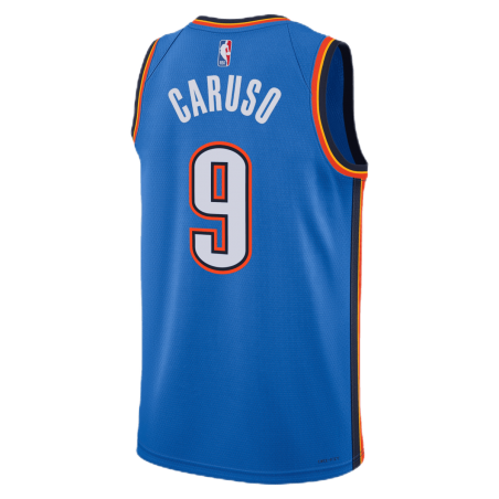 Alex Caruso #9 Oklahoma City Thunder Blue Icon Trikot