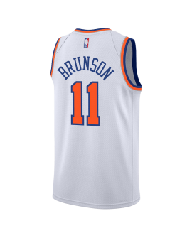 Jalen Brunson #11 New York Knicks Weiß Association-Trikot