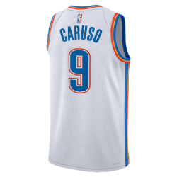 Alex Caruso #9 Oklahoma City Thunder Weiß Association-Trikot