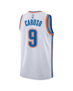 Alex Caruso #9 Oklahoma City Thunder Weiß Association-Trikot