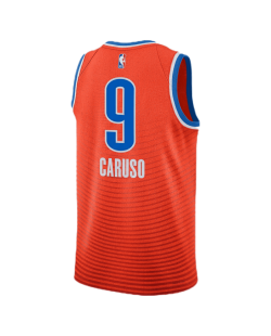 Alex Caruso #9 Oklahoma City Thunder Orange Statement-Trikot