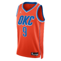 Alex Caruso #9 Oklahoma City Thunder Orange Statement-Trikot