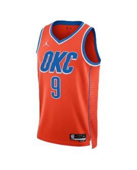 Alex Caruso #9 Oklahoma City Thunder Orange Statement-Trikot