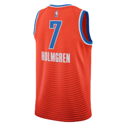 Chet Holmgren #7 Oklahoma City Thunder Orange Statement-Trikot