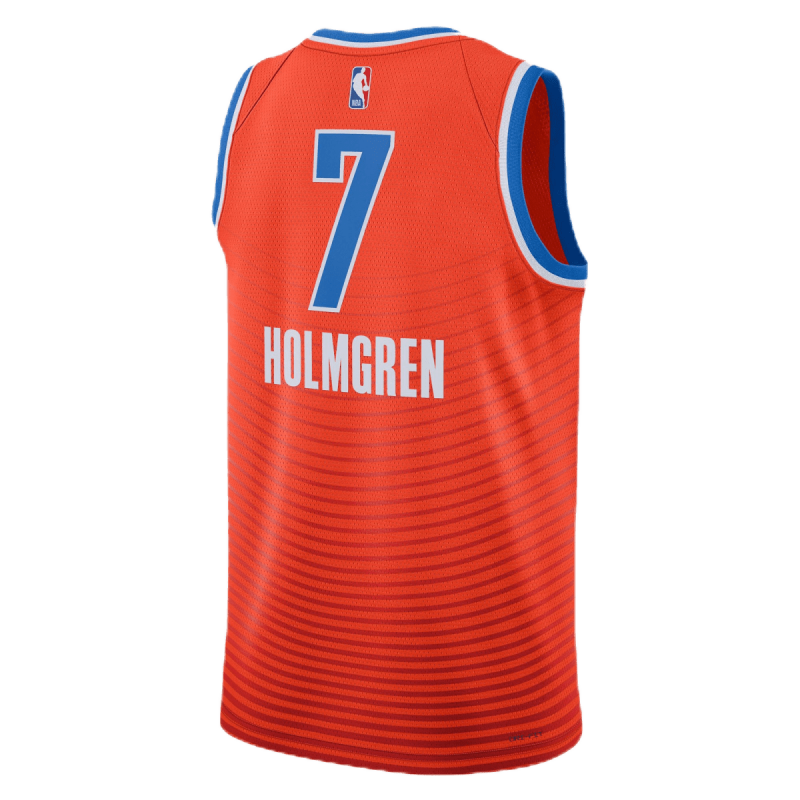 Chet Holmgren #7 Oklahoma City Thunder Orange Statement-Trikot