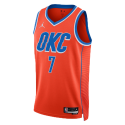 Chet Holmgren #7 Oklahoma City Thunder Orange Statement-Trikot