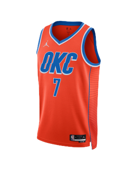 Chet Holmgren #7 Oklahoma City Thunder Orange Statement-Trikot