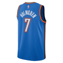 Chet Holmgren #7 Oklahoma City Thunder Blue Icon Trikot
