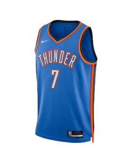 Chet Holmgren #7 Oklahoma City Thunder Blue Icon Trikot