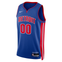 Personalisiertes Detroit Pistons Blue Icon Trikot