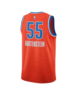 Isaiah Hartenstein #55 Oklahoma City Thunder Orange Statement-Trikot
