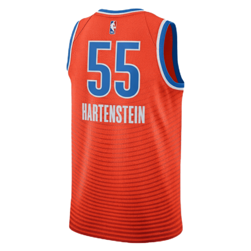 Isaiah Hartenstein #55 Oklahoma City Thunder Orange Statement-Trikot