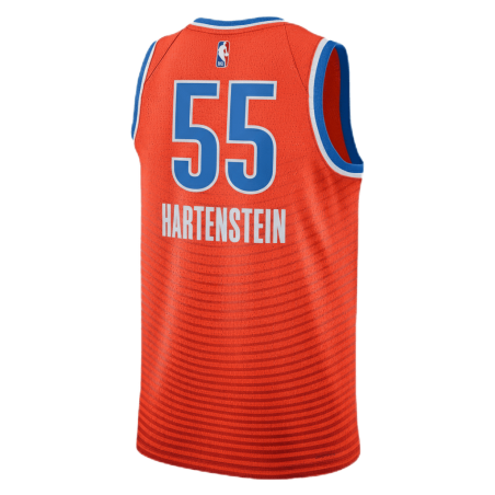 Isaiah Hartenstein #55 Oklahoma City Thunder Orange Statement-Trikot