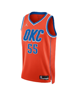 Isaiah Hartenstein #55 Oklahoma City Thunder Orange Statement-Trikot