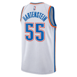 Isaiah Hartenstein #55 Oklahoma City Thunder Weiß Association-Trikot