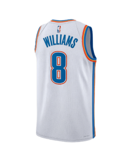 Jalen Williams #8 Oklahoma City Thunder Weiß Association-Trikot