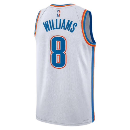 Jalen Williams #8 Oklahoma City Thunder Weiß Association-Trikot