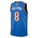 Jalen Williams #8 Oklahoma City Thunder Blue Icon Trikot