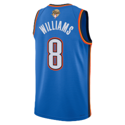Jalen Williams #8 Oklahoma City Thunder Blue Icon Trikot