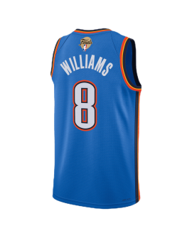 Jalen Williams #8 Oklahoma City Thunder Blue Icon Trikot