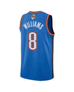 Jalen Williams #8 Oklahoma City Thunder Blue Icon Trikot