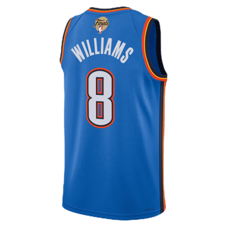 Jalen Williams #8 Oklahoma City Thunder Blue Icon Trikot