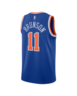 Jalen Brunson #11 New York Knicks Blue Icon Trikot